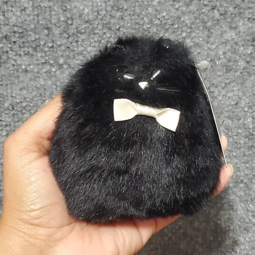 Dankin Black Kitten Silvan Stuffed Animal Plush Cat 80s Kitty Silvia And Silvan